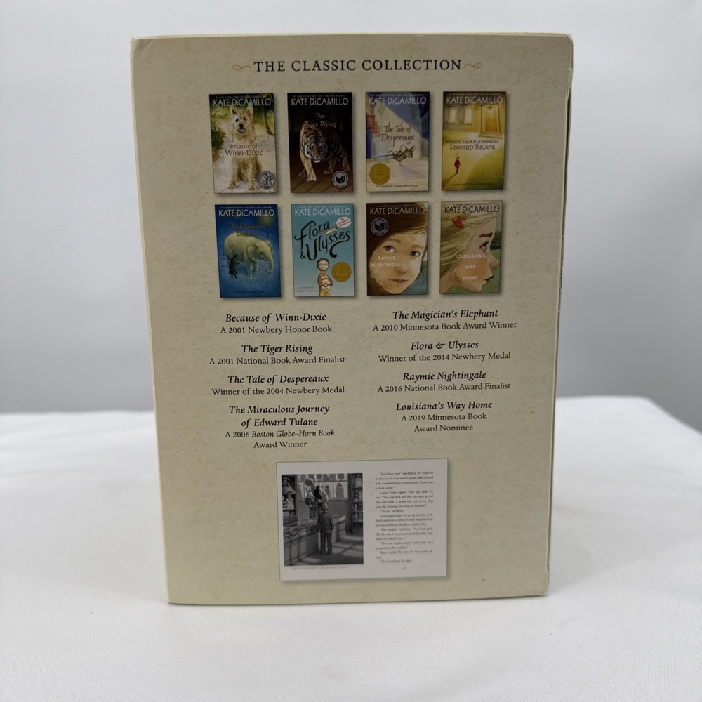 The Kate DiCamillo Classic Collection 8 Books Because Of Winn Dixie Gently Used - Picture 4 of 9